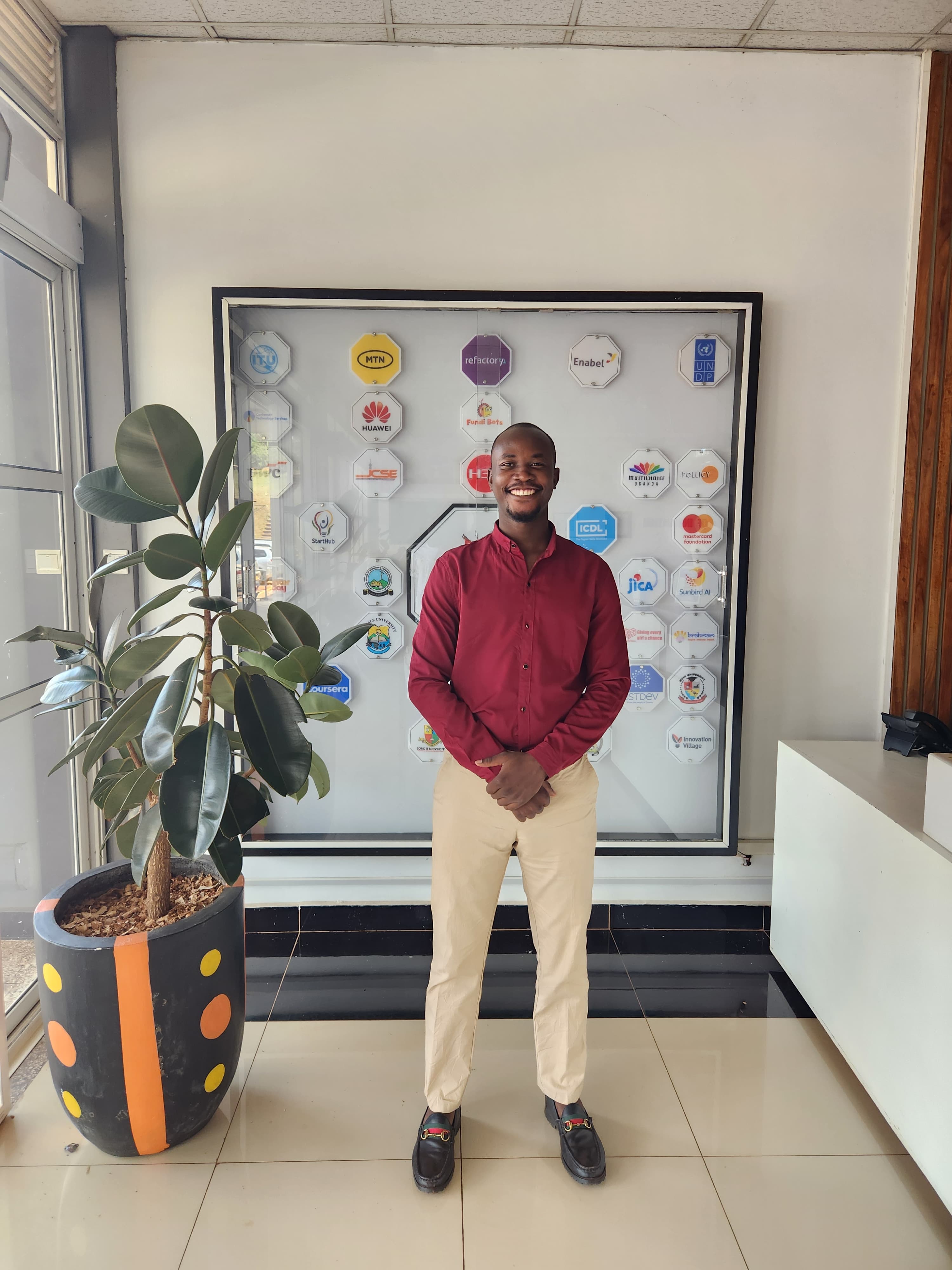 Mukisa Ben Ezra at Innovation Village